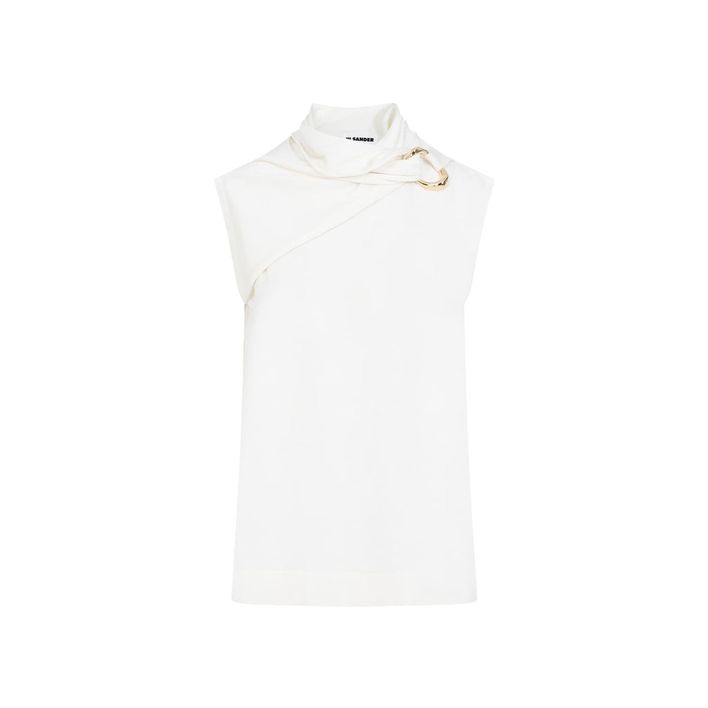 Jil Sander Draped Knitted Tank Top Women