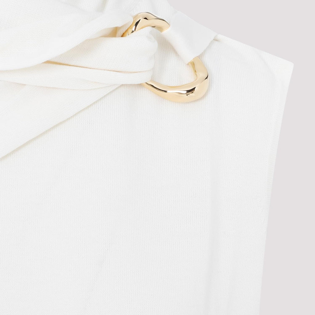 Jil Sander Draped Knitted Tank Top Women
