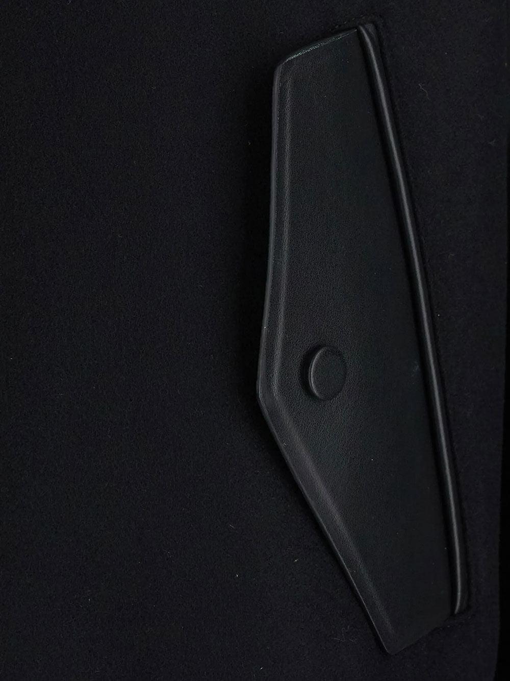 Givenchy Men Wool And Leather Varsity Jacket