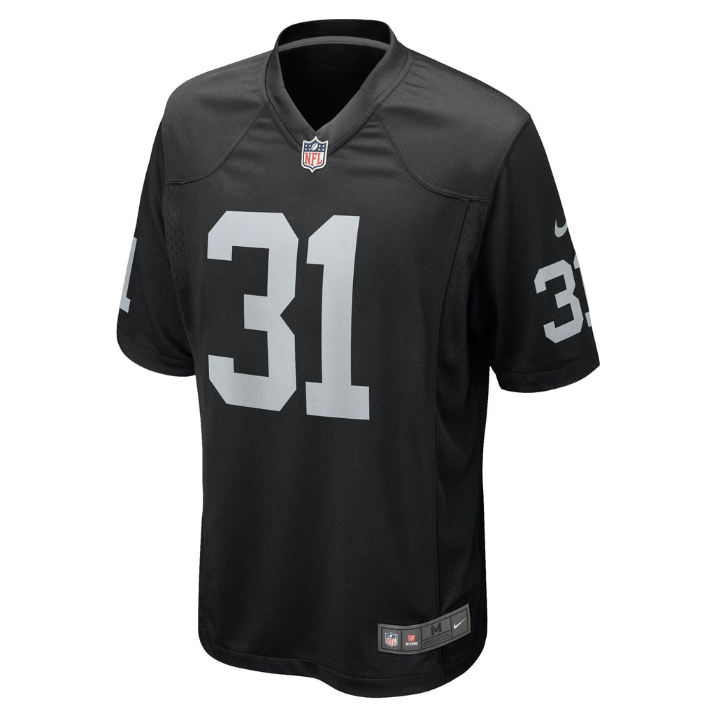 Brandon Facyson Las Vegas Raiders Nike Team Game Jersey -  Black