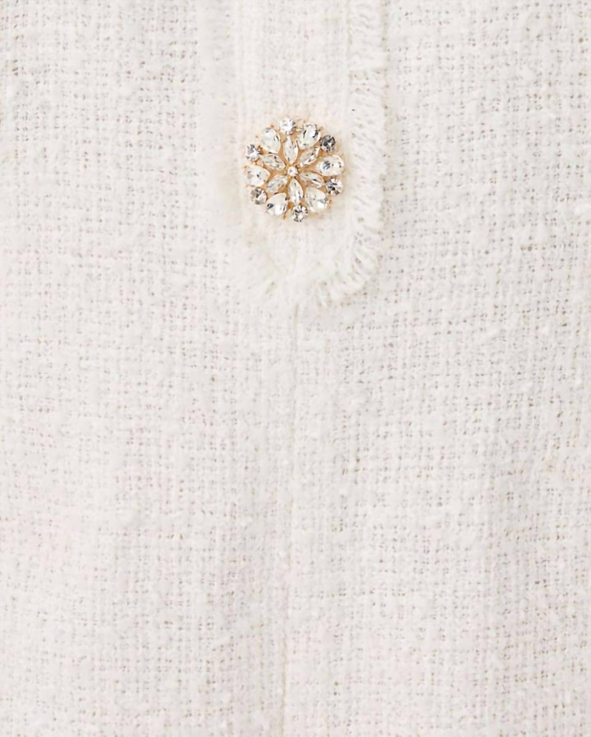 Geneva Dress In Coconut Chic Chick Boucle
