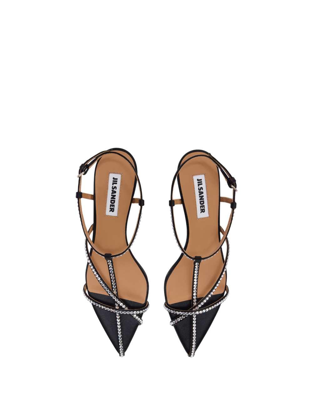 Jil Sander Women Low-Heeled Cage Sandals