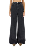 Gucci Women Wide Leg Denim Pants