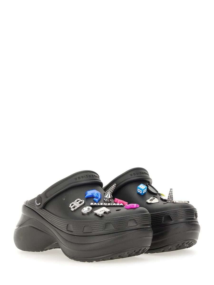 Balenciaga Women "Crocs Jibbitz" Sabot