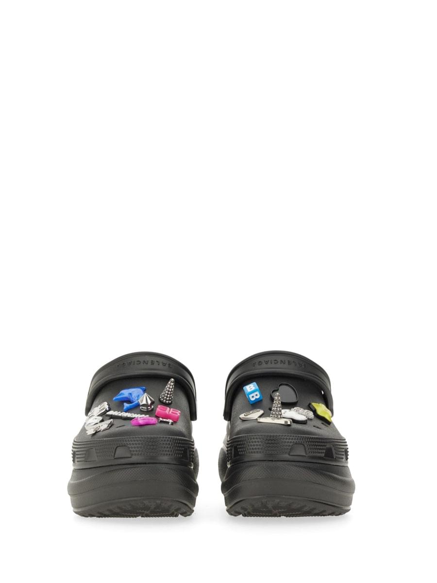 Balenciaga Women "Crocs Jibbitz" Sabot