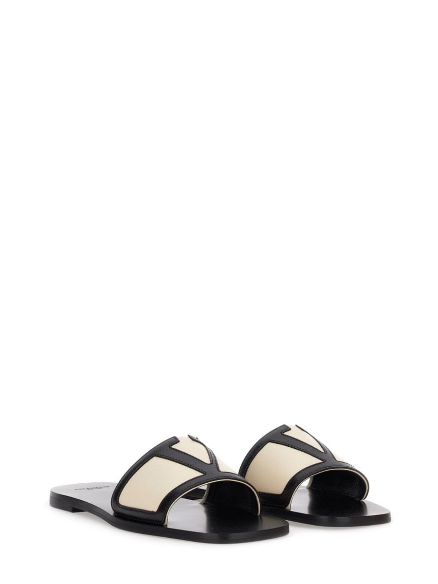 Valentino Garavani Women Viva Superstar Slide Sandal In Nappa Leather