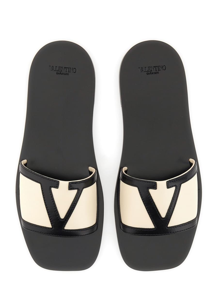 Valentino Garavani Women Viva Superstar Slide Sandal In Nappa Leather