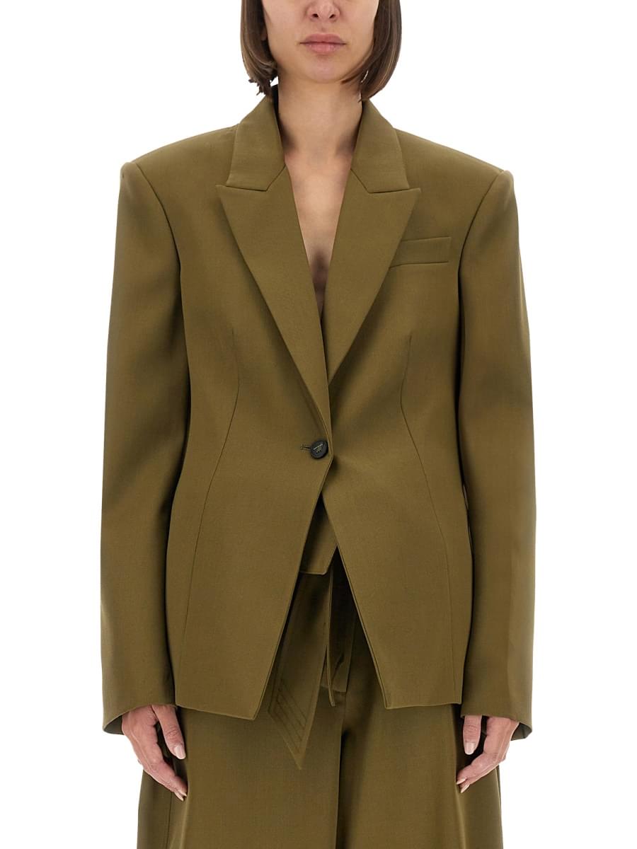 The Attico Women Gabardine Jacket