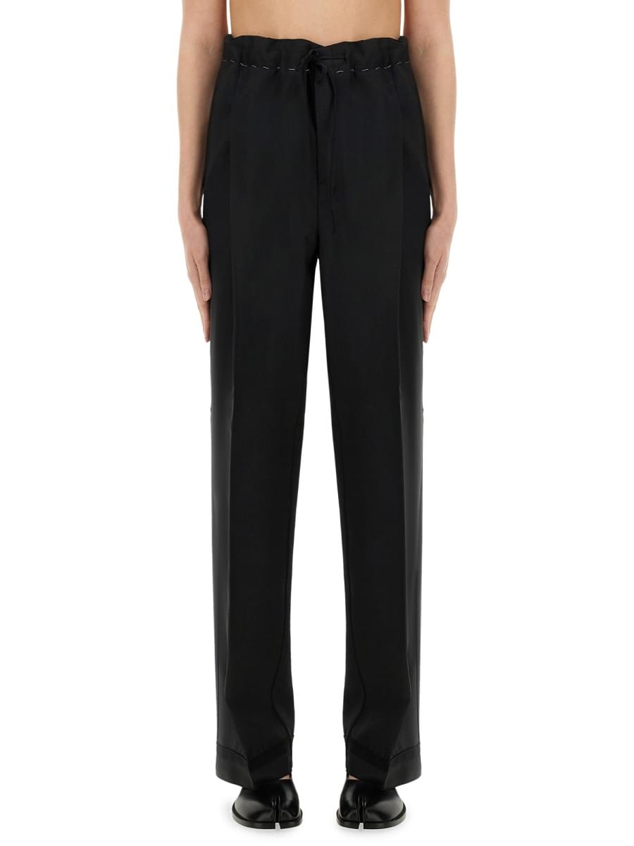 Maison Margiela Women Wool And Mohair Pants