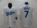 Men's Los Angeles Dodgers Julio Urias #7 White Replica Baseball jersey