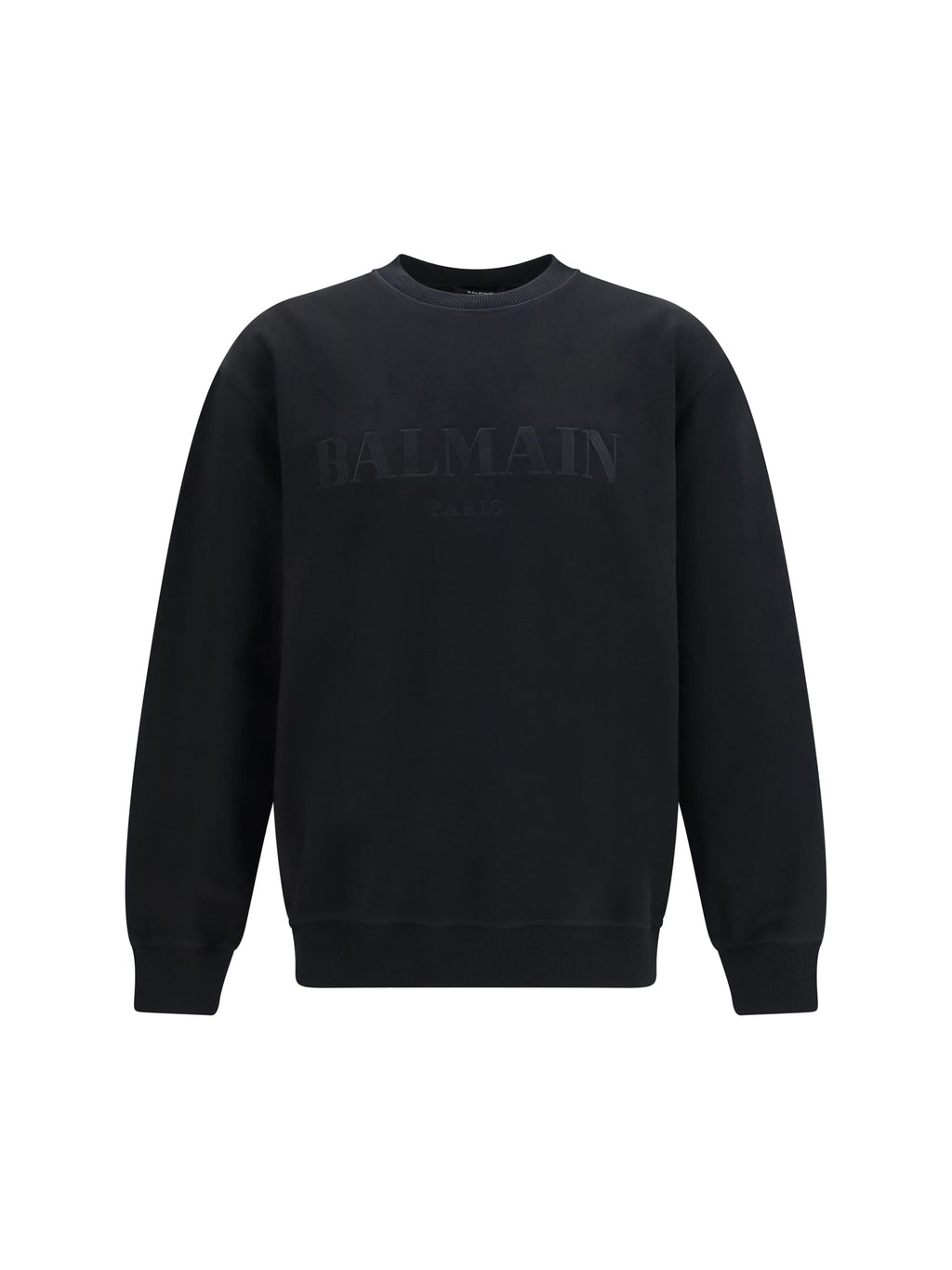 Balmain Men Vintage Embroidered Logo Sweatshirt