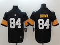 Men's Pittsburgh Steelers Antonio Brown #84 Black Player Game jersey