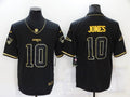 Men's New England Patriots Mac Jones #10 Black Game jersey
