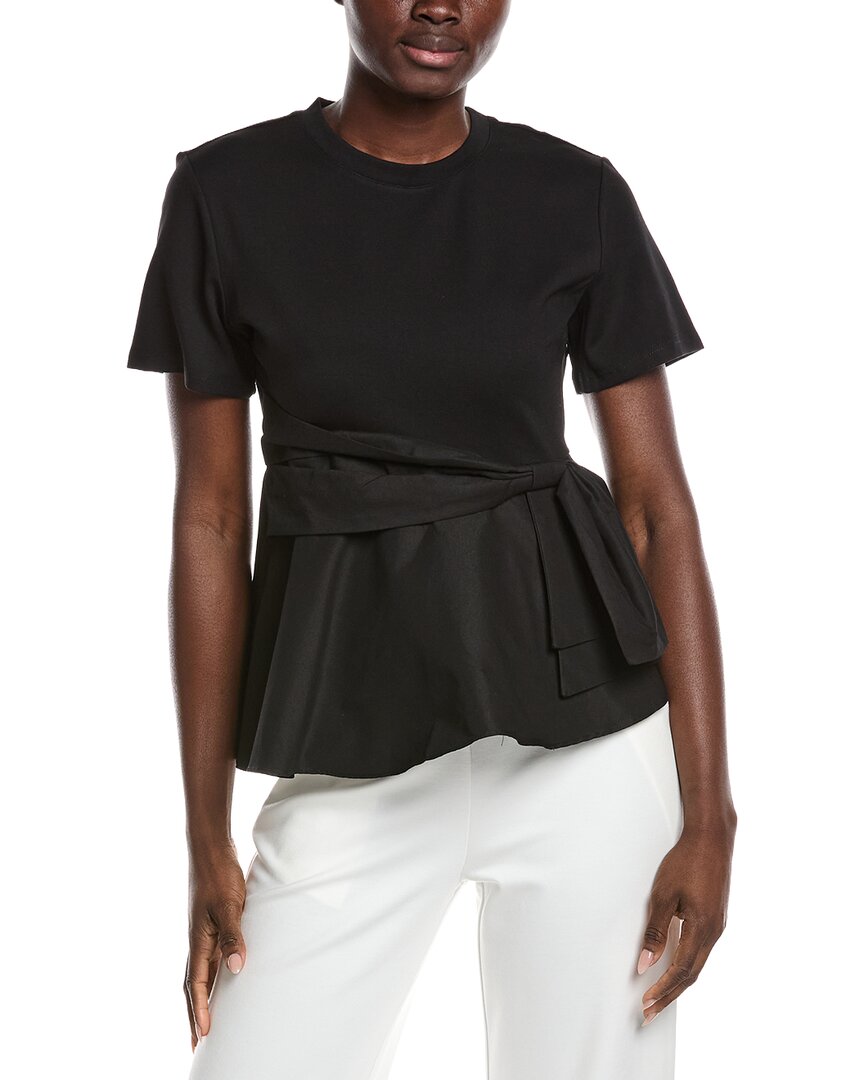 Gracia Crewneck Oversized Bow Top