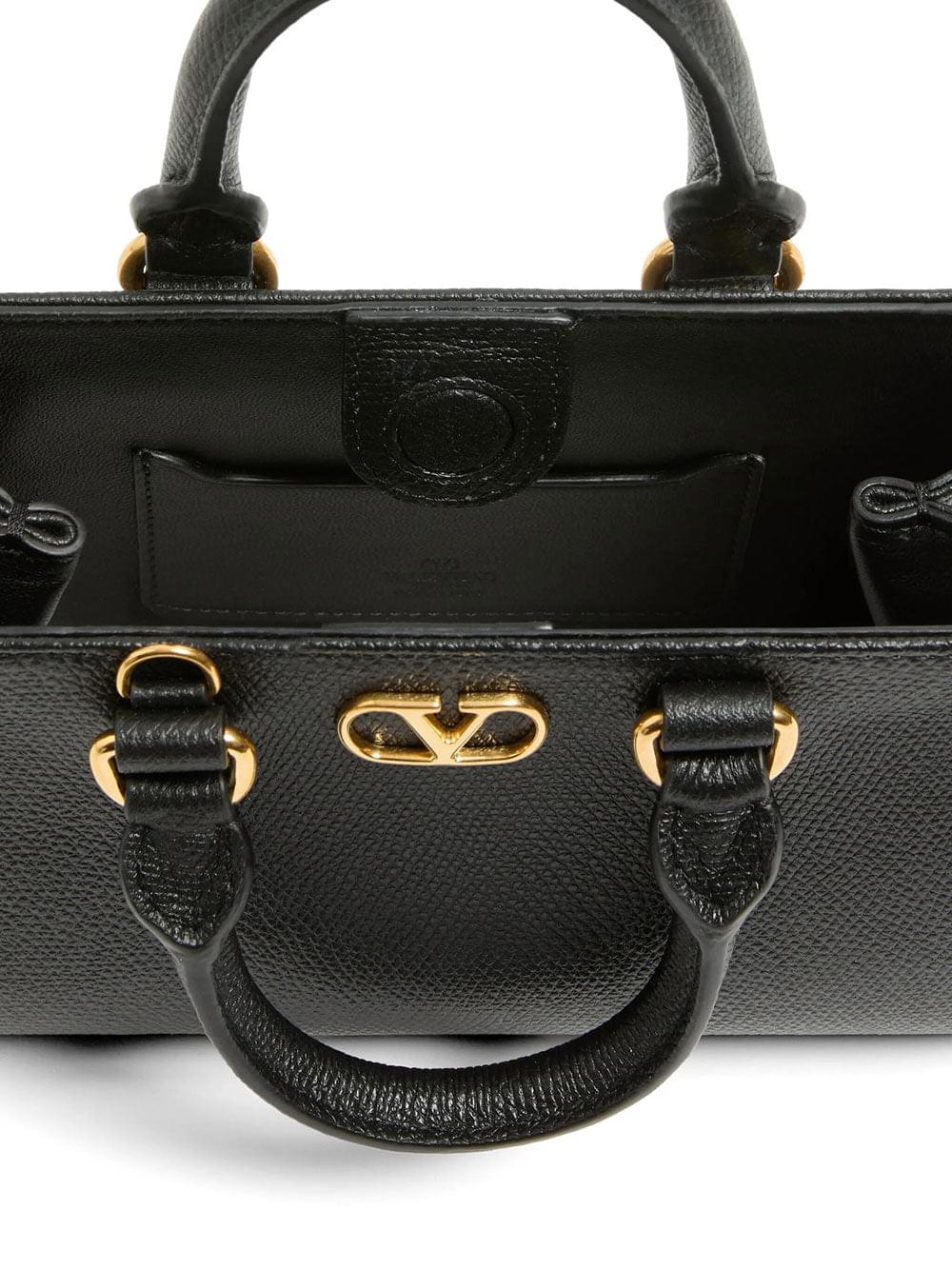Valentino Garavani Women Vlogo Signature Mini Bag In Grainy Leather