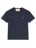 Valentino Garavani Men Valentino Cotton T-Shirt With Vlogo Embroidery