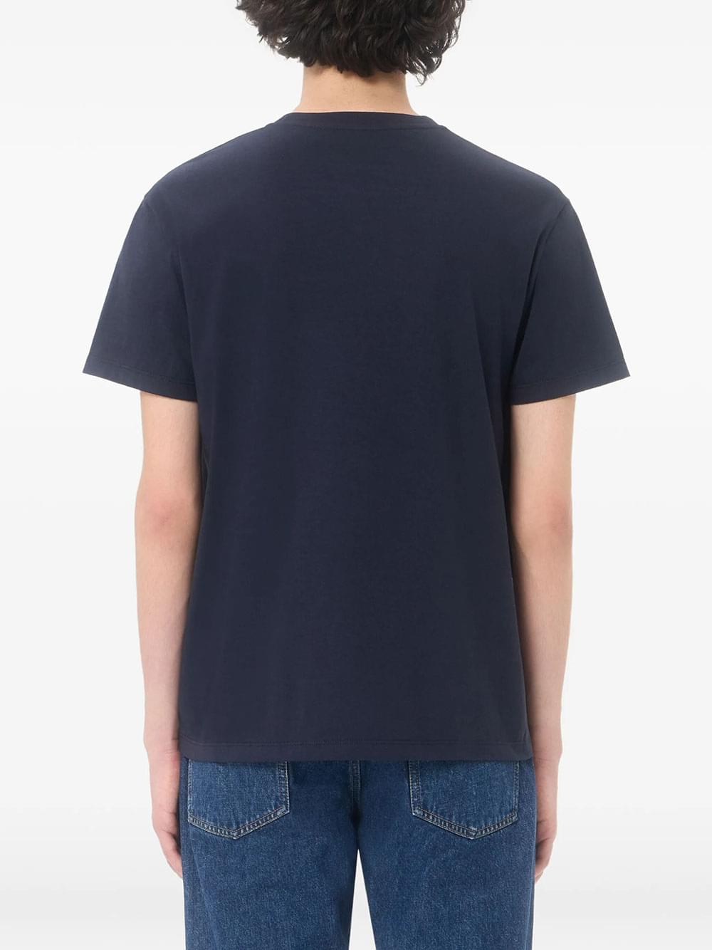 Valentino Garavani Men Valentino Cotton T-Shirt With Vlogo Embroidery