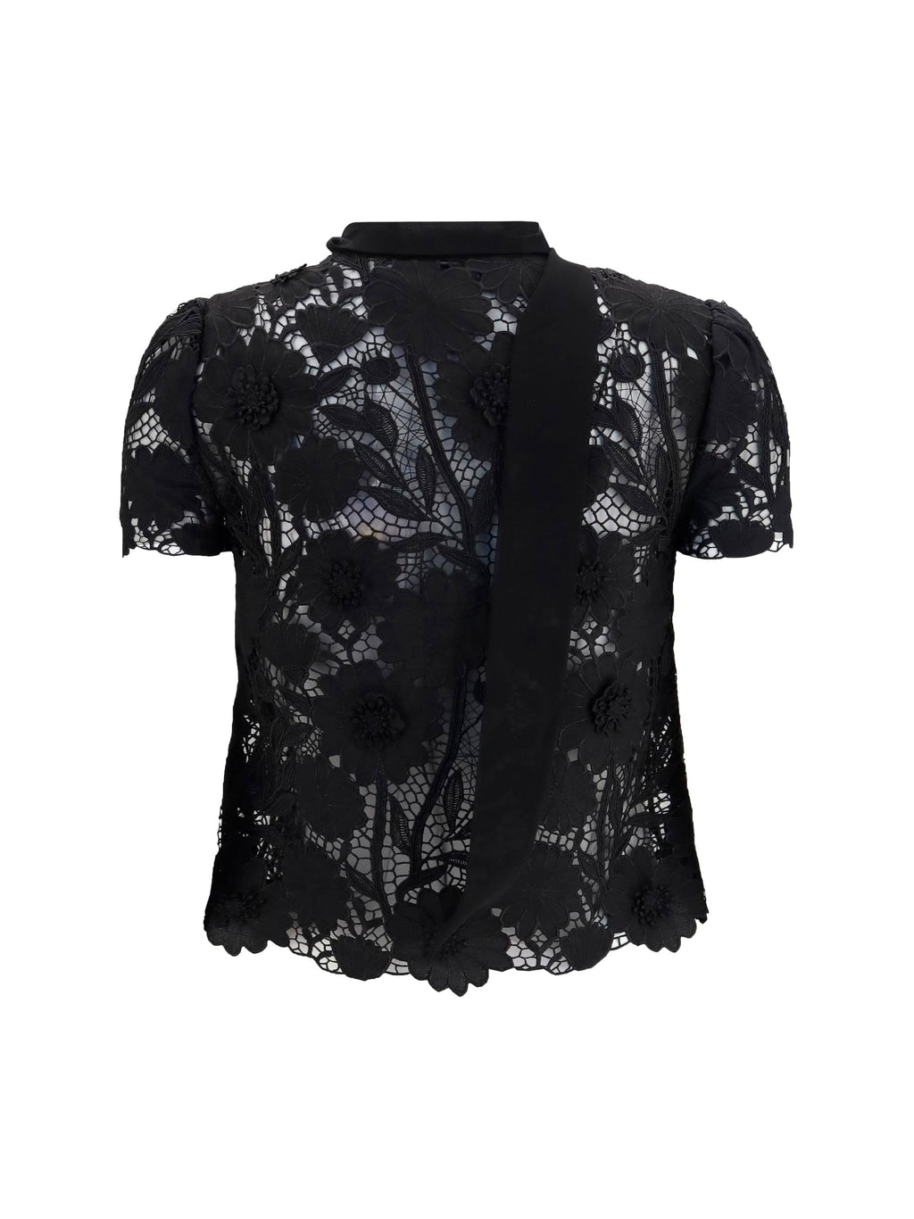 Self-Portrait Women Tie-Neck Top