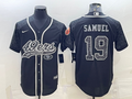 Men's San Francisco 49ers Deebo Samuel #19 Black Retired Player RFLCTV Limited jersey Joint Edition
