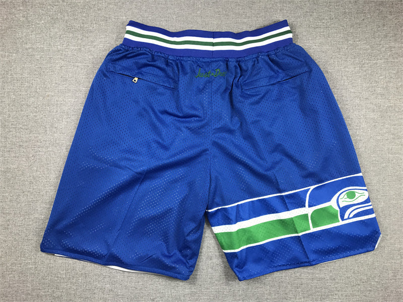 Men's Seattle Seahawks Royal Pocket Shorts