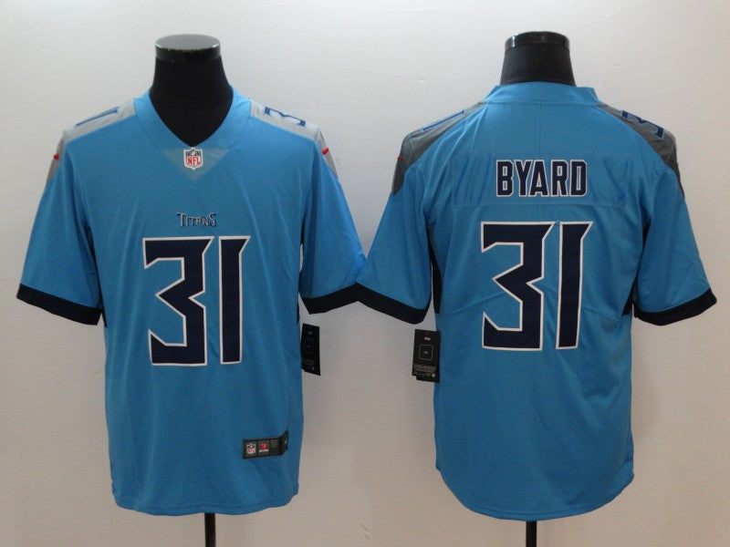 Men's Tennessee Titans Kevin Byard #31 Light Blue Game jersey