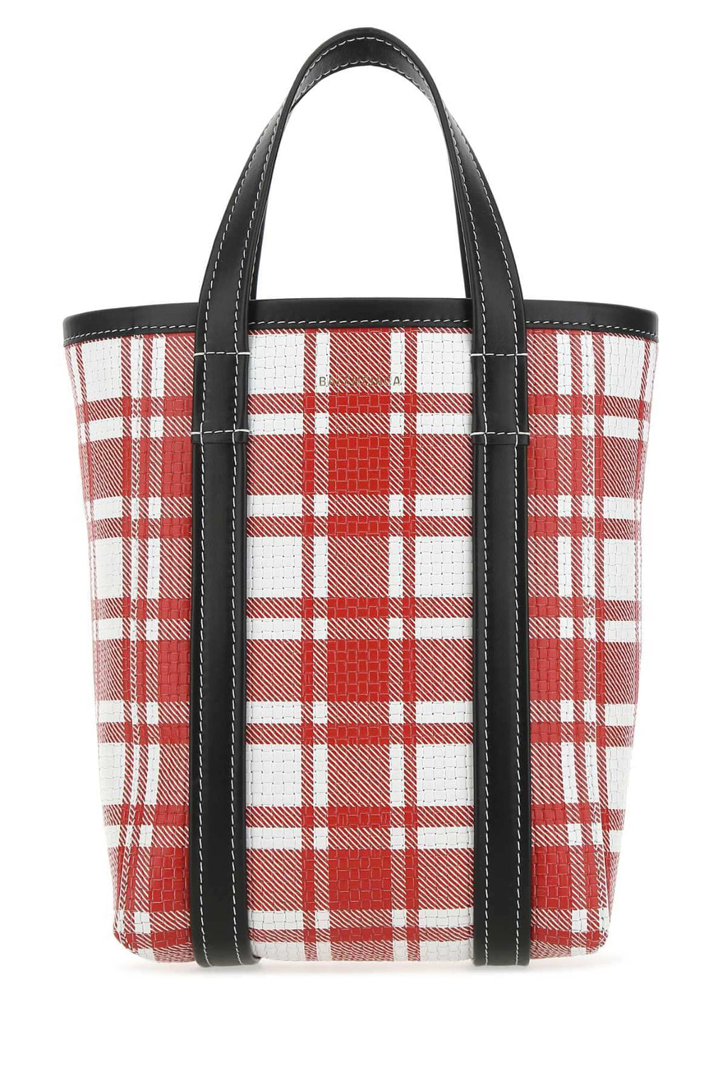 Balenciaga Women Printed Leather Small Barbes Shopping Bag