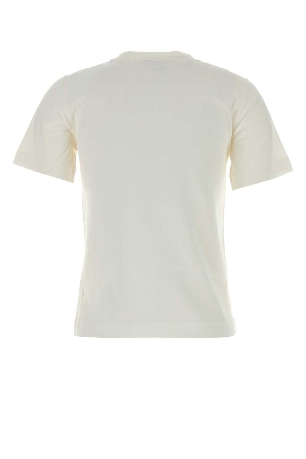 Burberry Women White Cotton T-Shirt