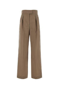 Valentino Garavani Women Cappuccino British Mohair Pant