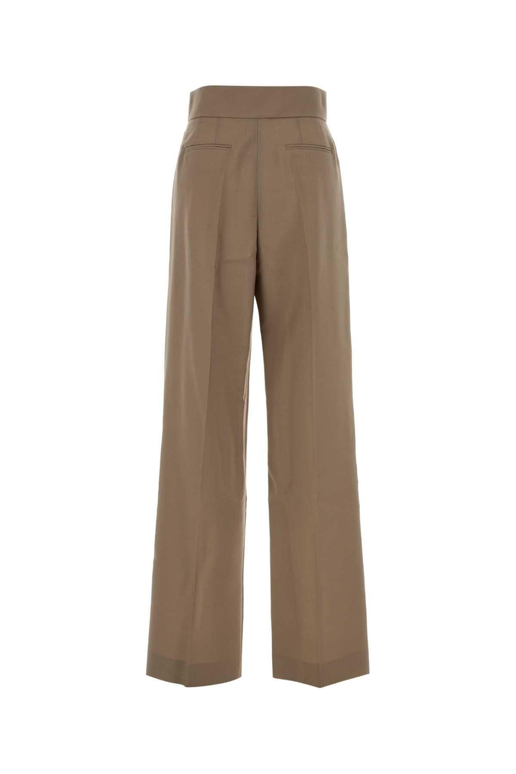 Valentino Garavani Women Cappuccino British Mohair Pant