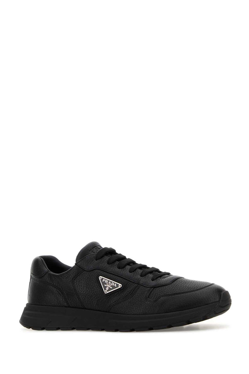 Prada Men Black Leather Prax 2.0 Sneakers
