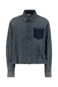 Alexander Mcqueen Women Denim Shirt