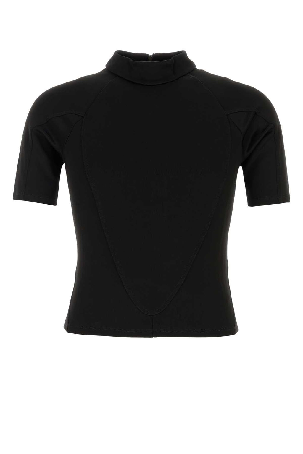 Gucci Men Black Tech Fabric T-Shirt