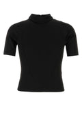 Gucci Men Black Tech Fabric T-Shirt