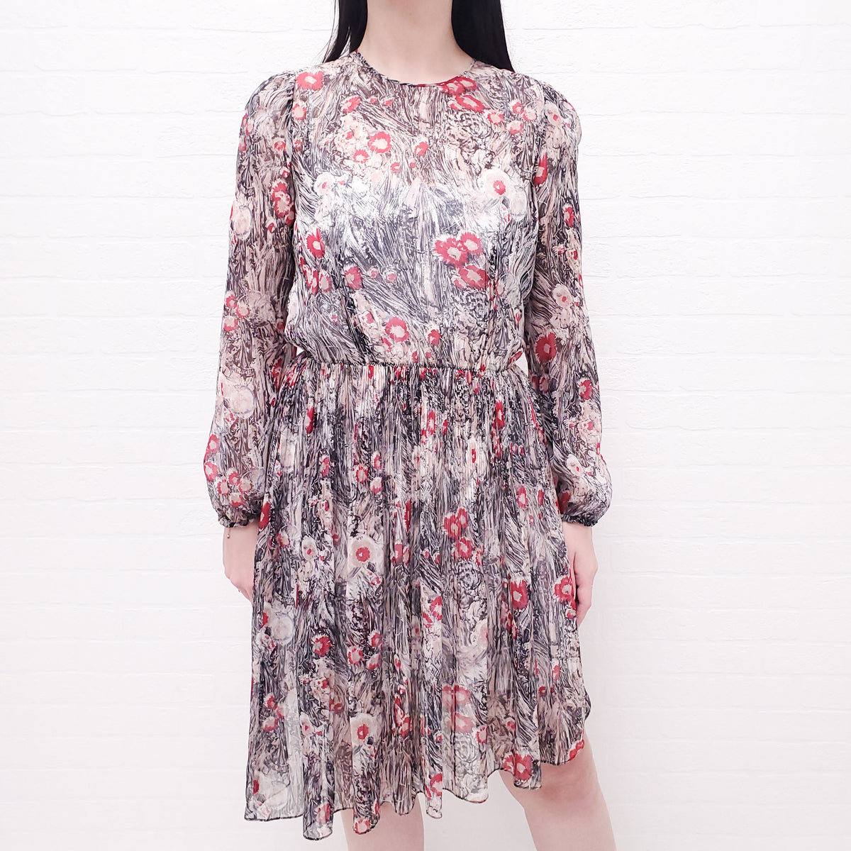 N°21 FLORAL SILK DRESS - SIZE 42