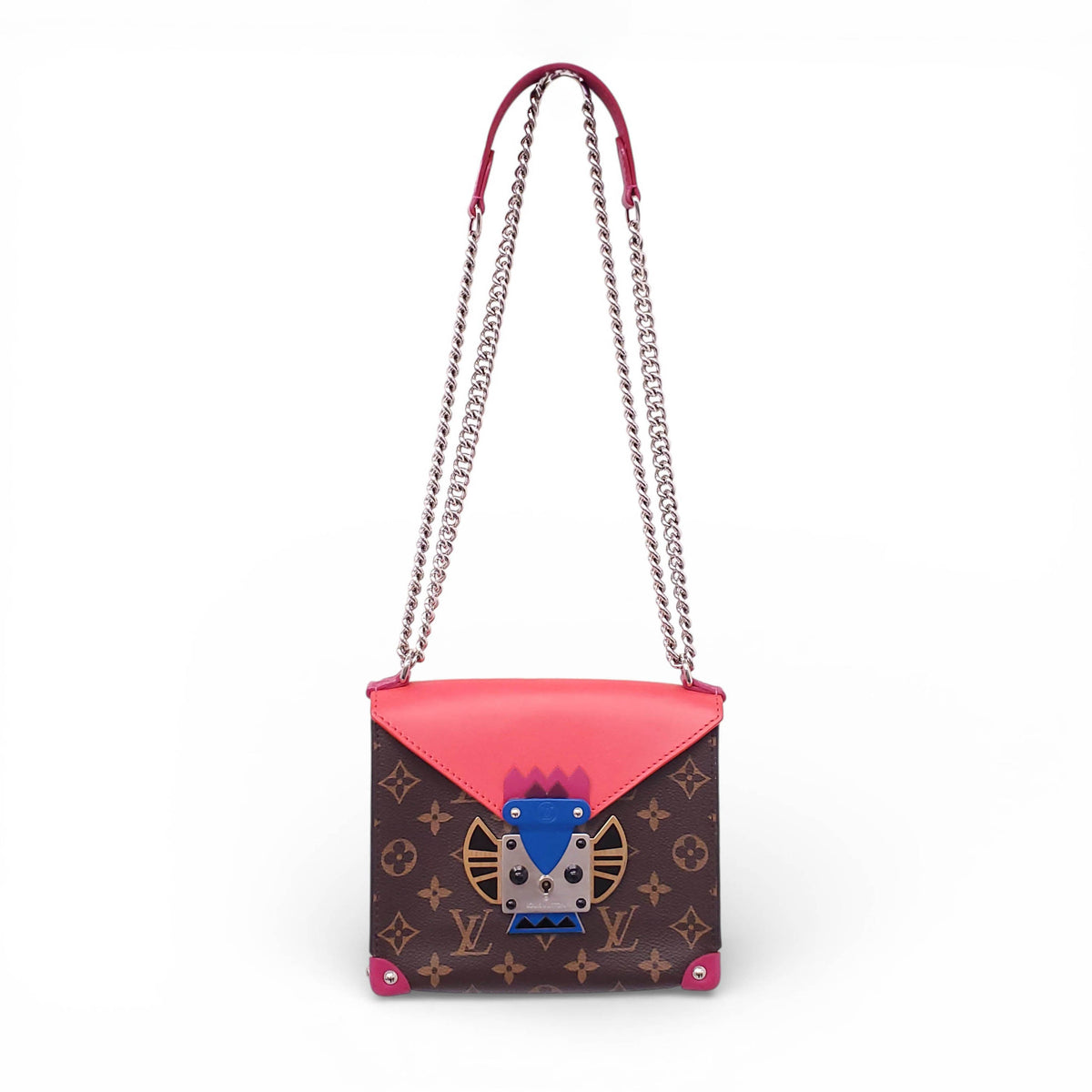 LOUIS VUITTON MONOGRAM TRIBAL MASK POUCHETTE PM BAG