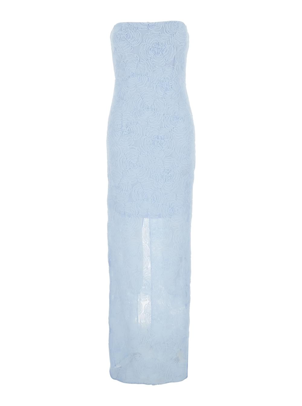 Rotate Women Mesh Tube Dress