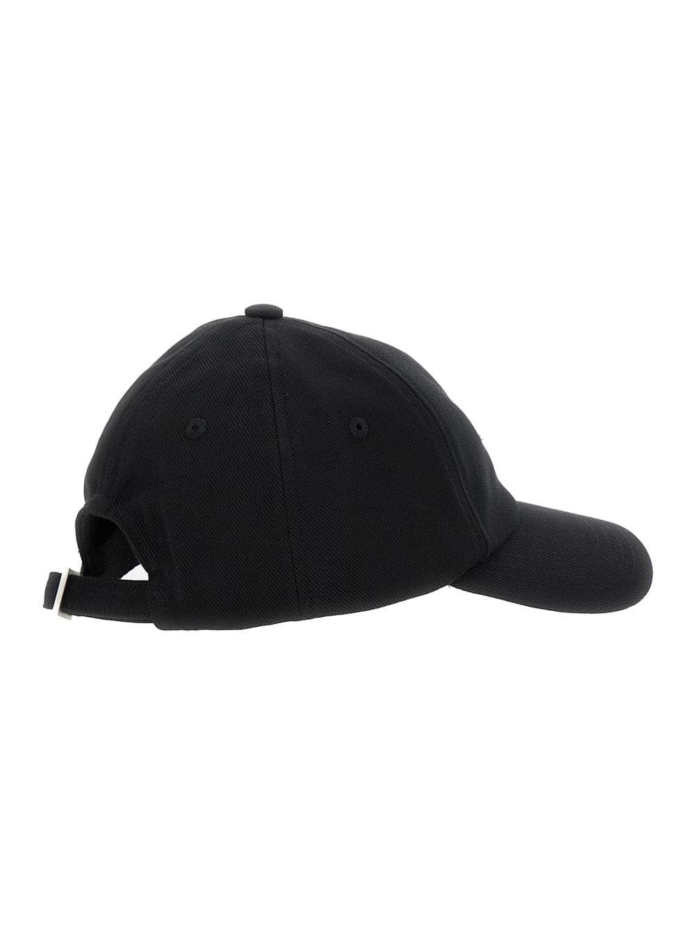 Jacquemus Men Baseball Cap 'La Casquette Gadjo' With Logo Lettering On The Front In Black Cotton For Men