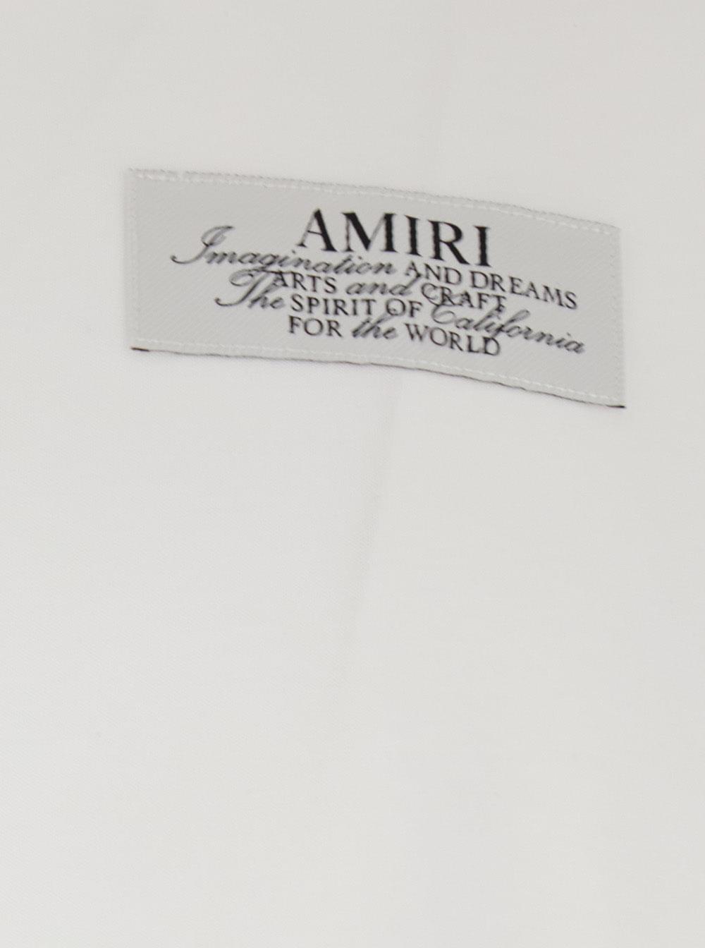 Amiri Men White T-Shirt With Spirit Print On The Front In Cotton For Men