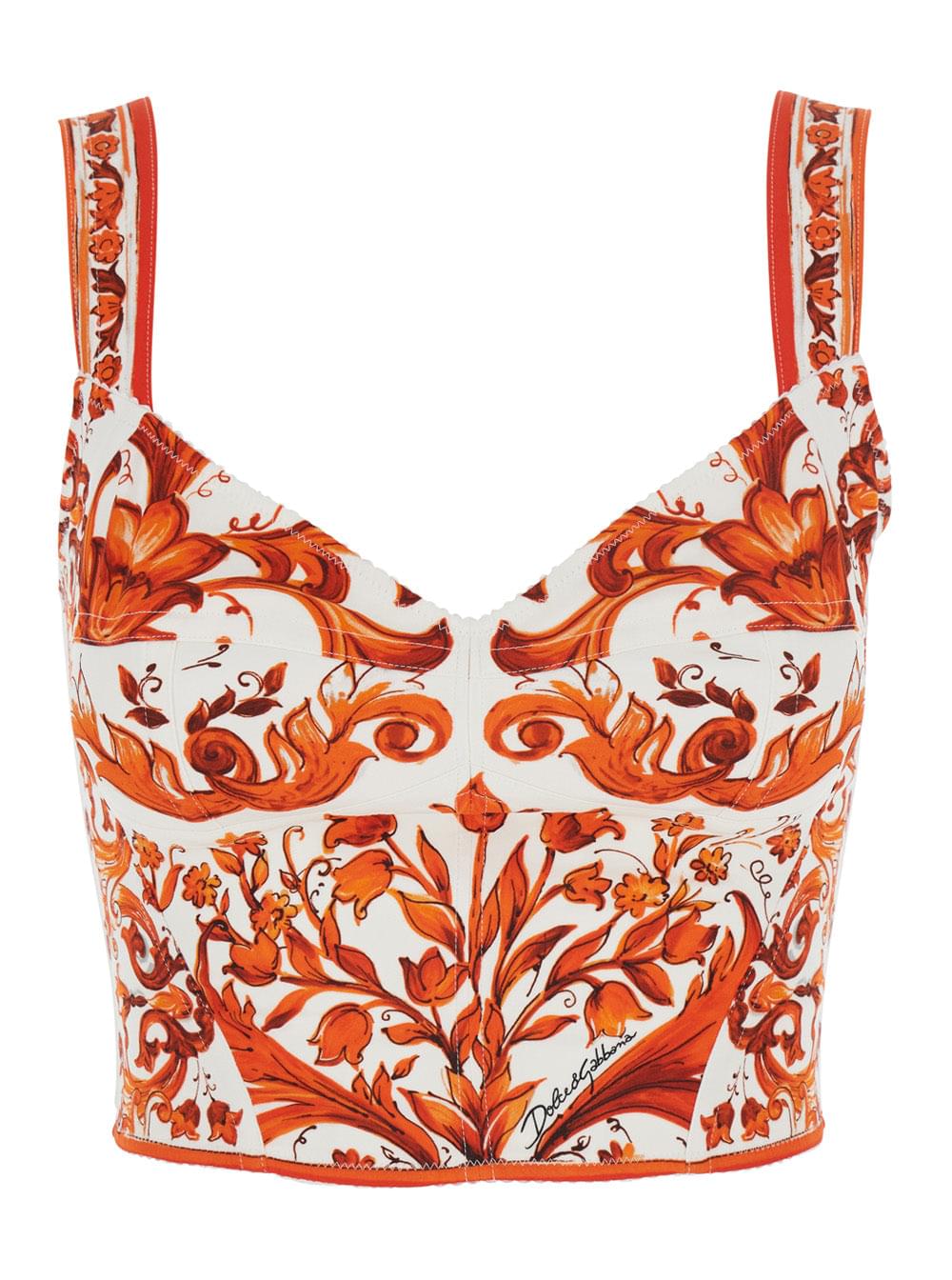 Dolce & Gabbana Women Maiolica Top