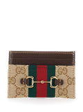 Gucci Women Int 983 Card Case Original Gg Waw/Joyful Gg