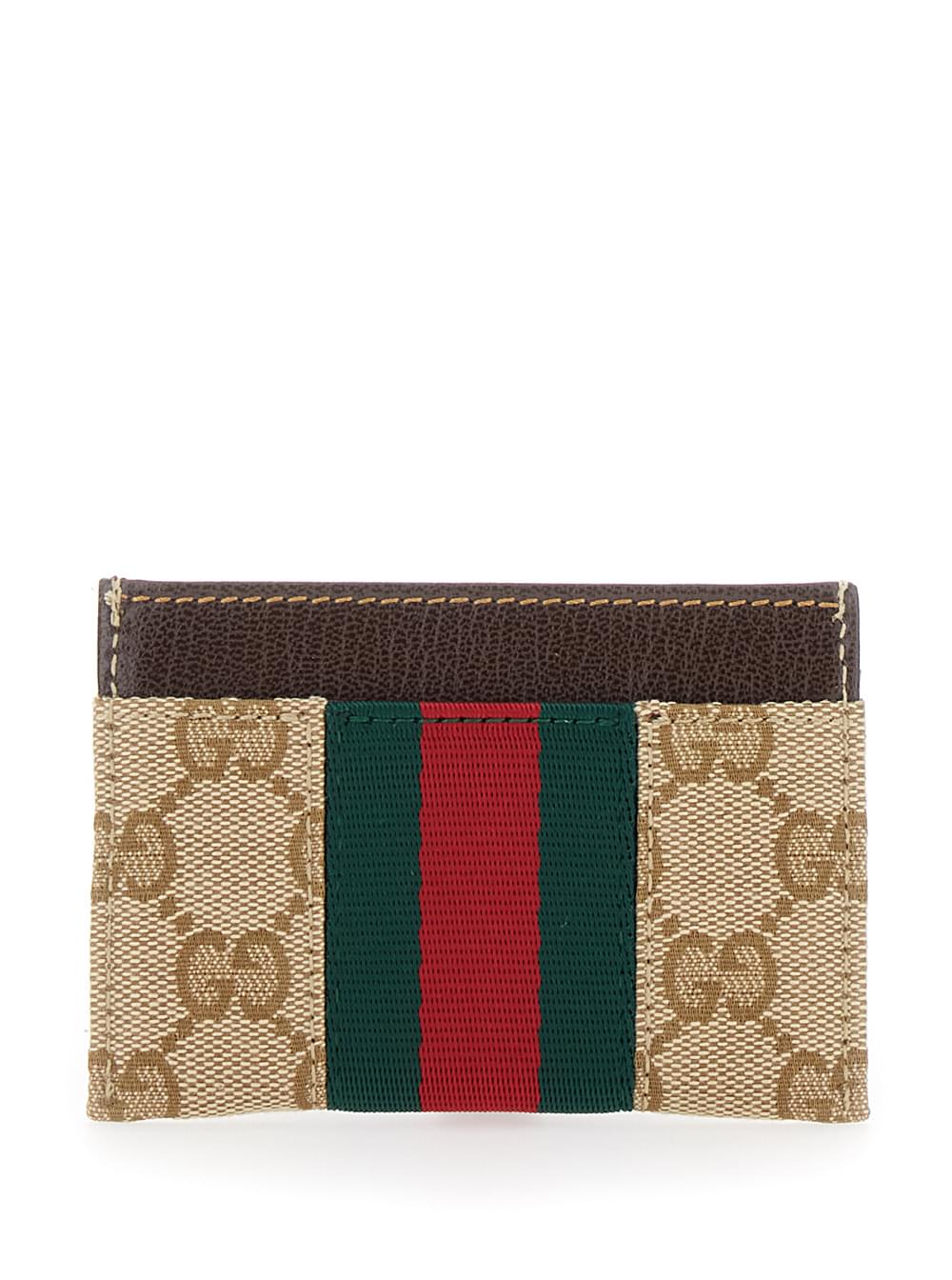 Gucci Women Int 983 Card Case Original Gg Waw/Joyful Gg
