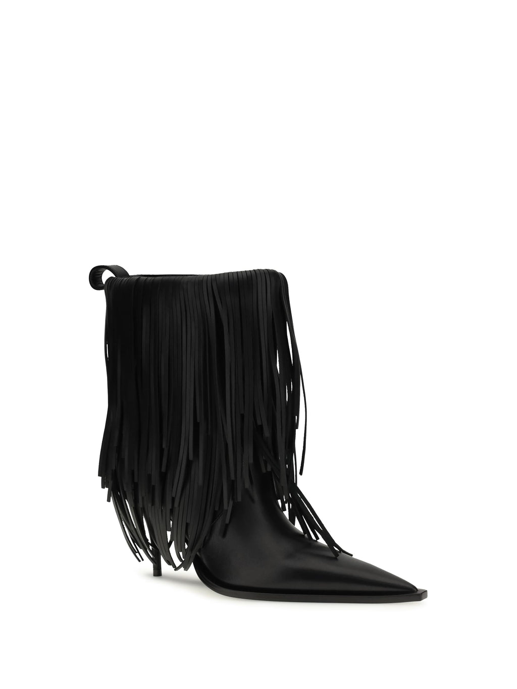 Balenciaga Women Avenue Fringe Ankle Boots