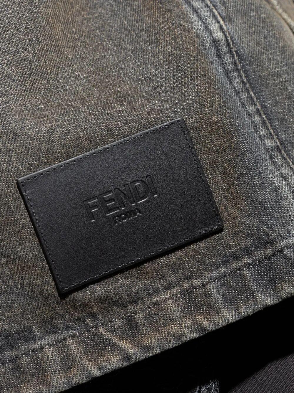 Fendi Men Jacket Marble Overdye