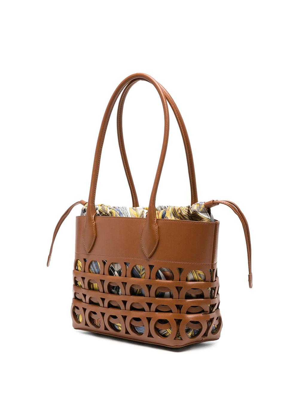 Ferragamo Women Gancini Laser Tote Bag