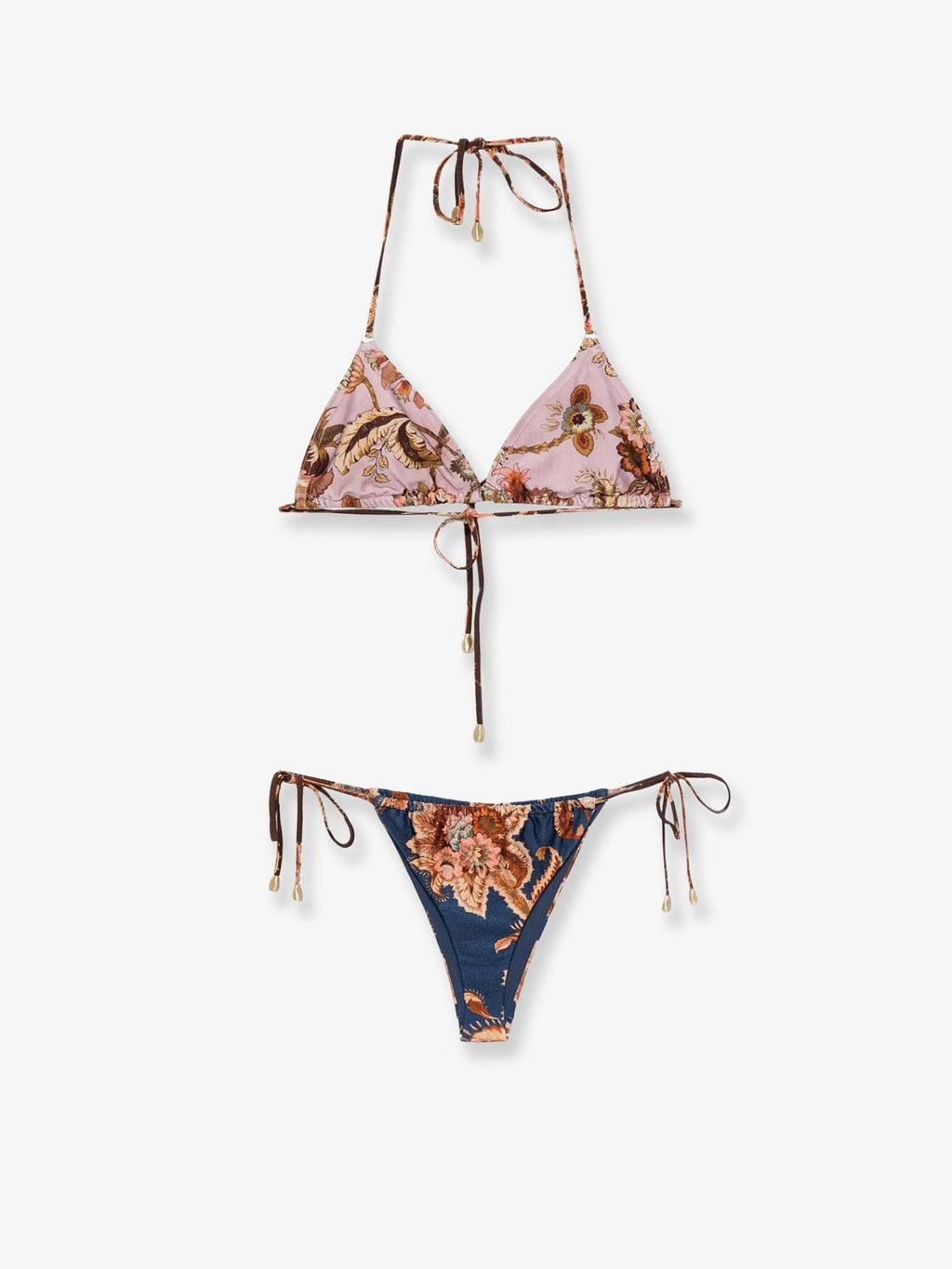 Zimmermann Women Aster Nylon Bikini With Paisley Print