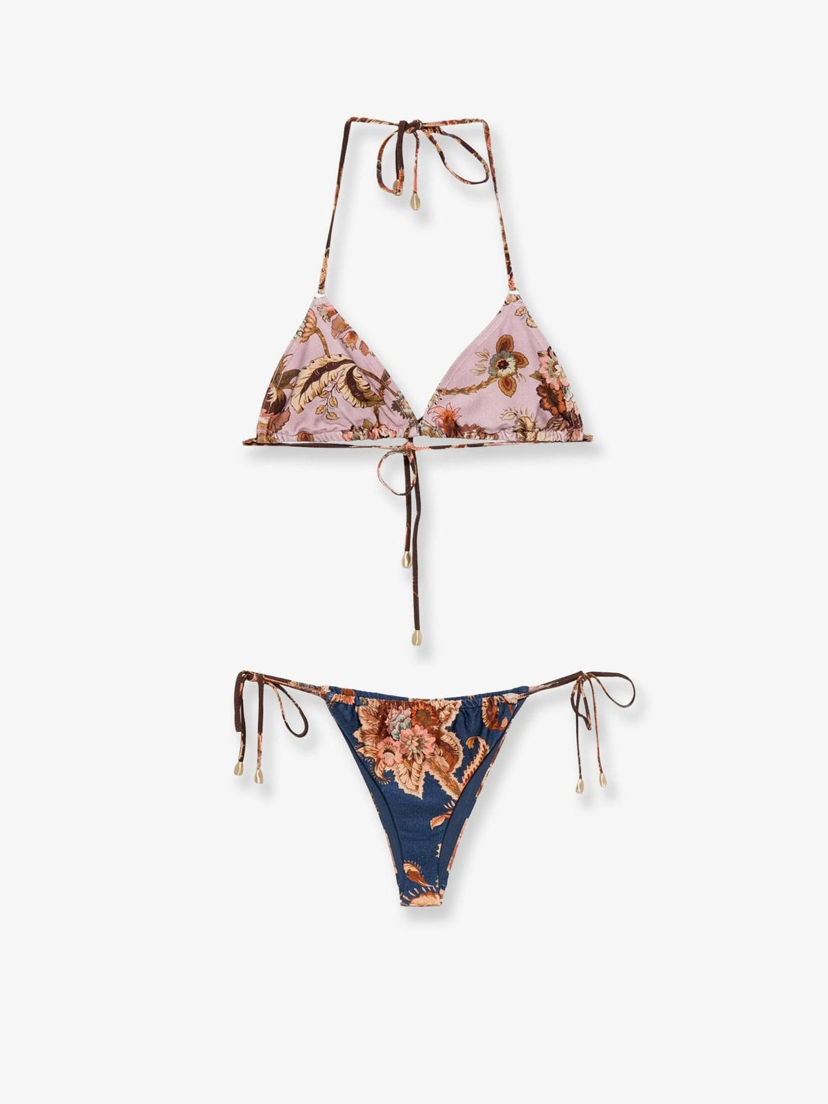 Zimmermann Women Aster Nylon Bikini With Paisley Print