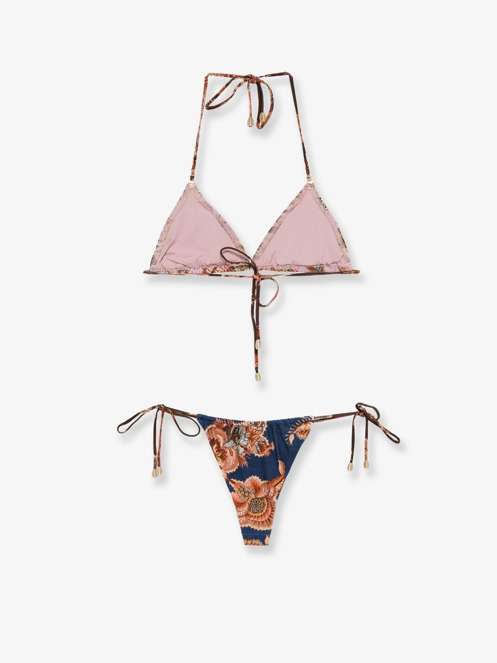 Zimmermann Women Aster Nylon Bikini With Paisley Print