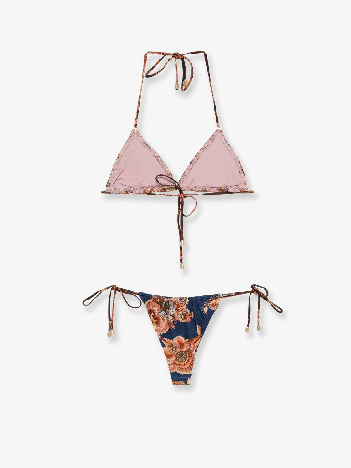 Zimmermann Women Aster Nylon Bikini With Paisley Print