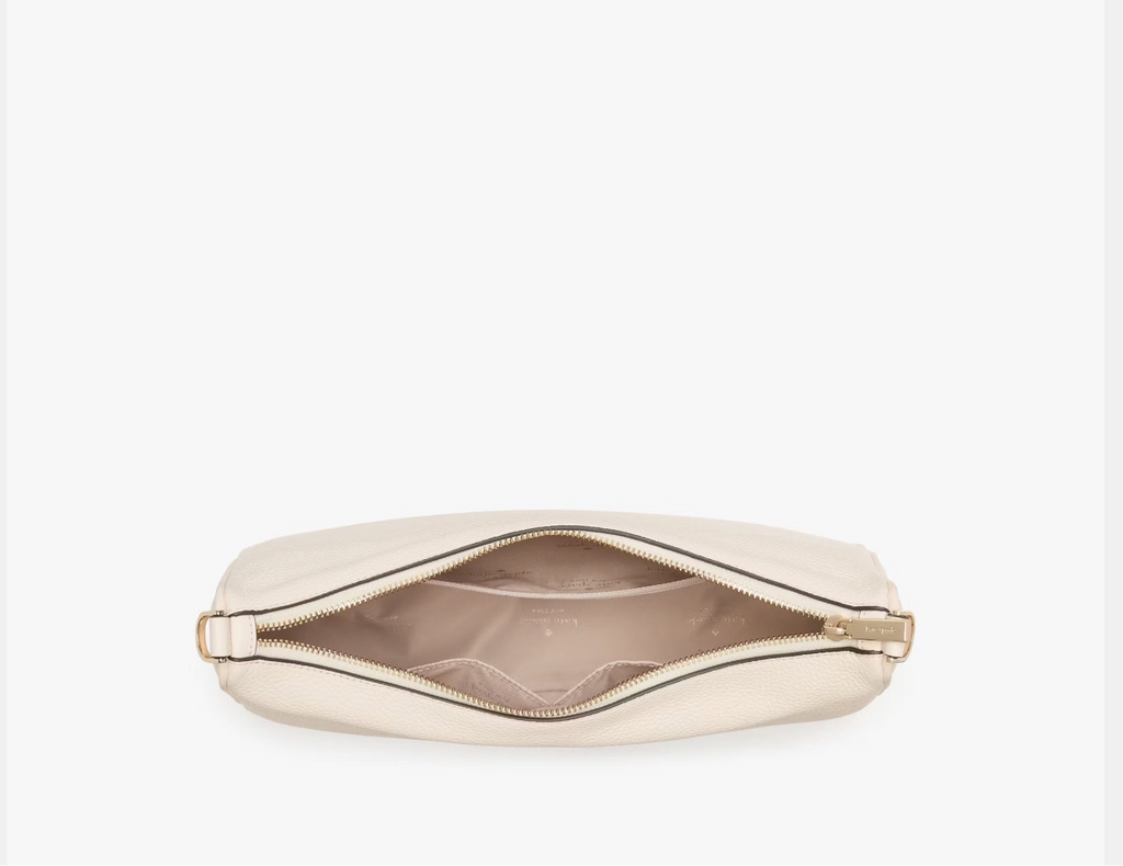 NWT Kate Spade Emma Large Leather Crossbody In Parchment