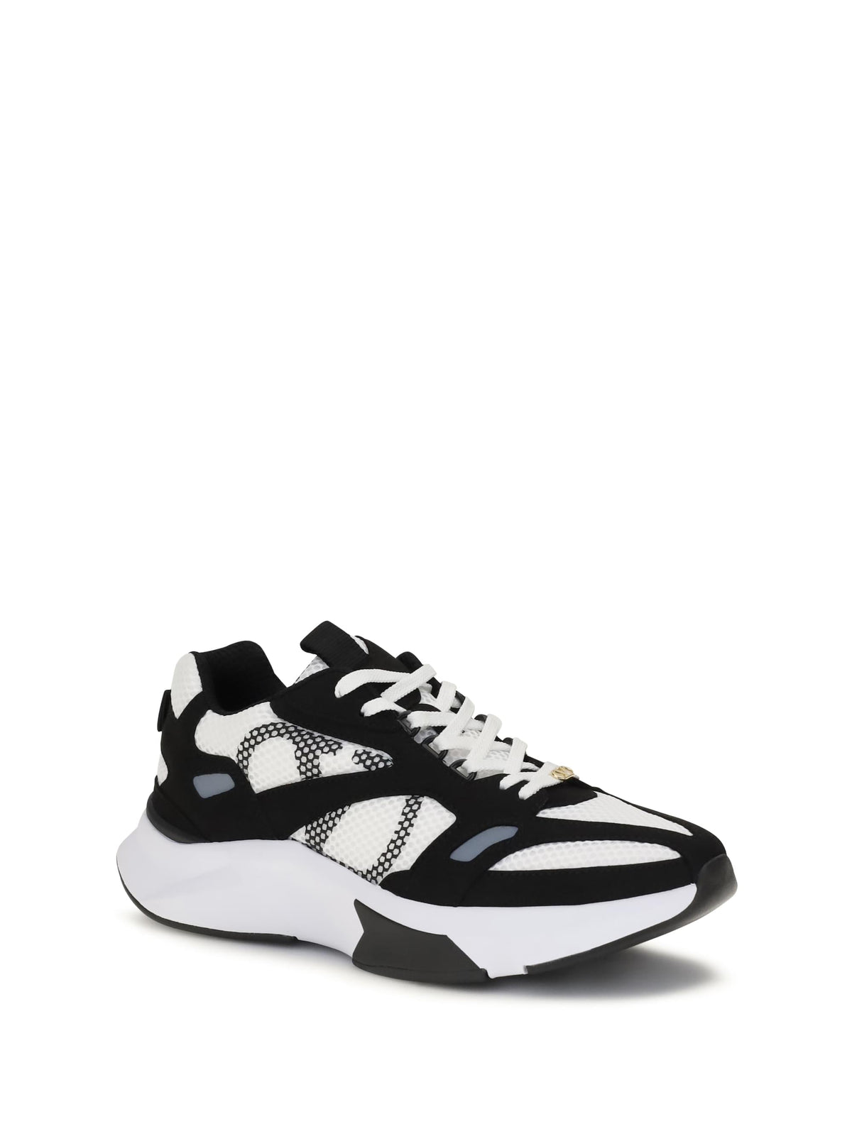 Valentino Garavani Men Demivee Mesh And Suede Sneakers